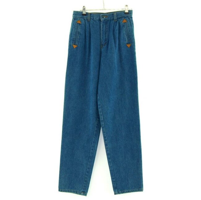 Blue Denim High Waisted Jeans