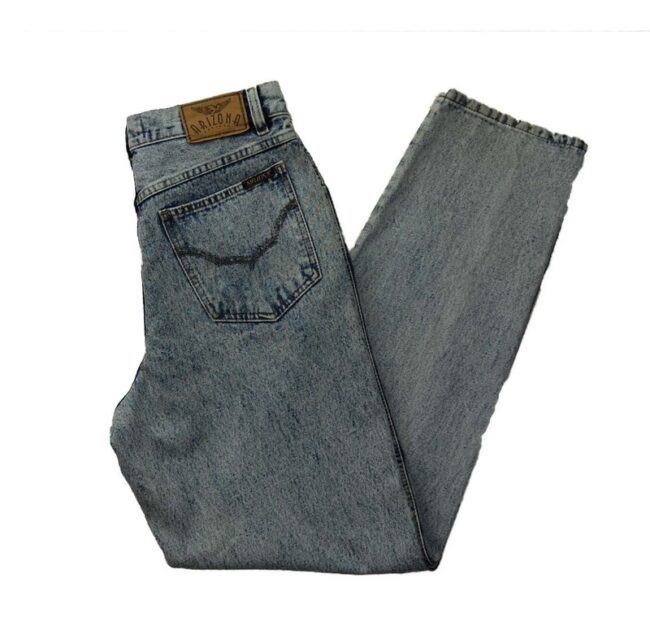 Arizona Jeans Acid Wash Jeans Womens