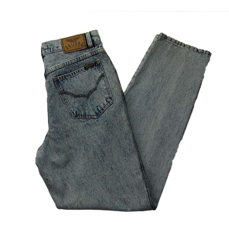 Arizona Jeans Acid Wash Jeans Womens