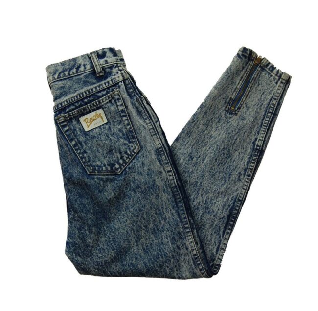 Acid Wash Mom Jeans