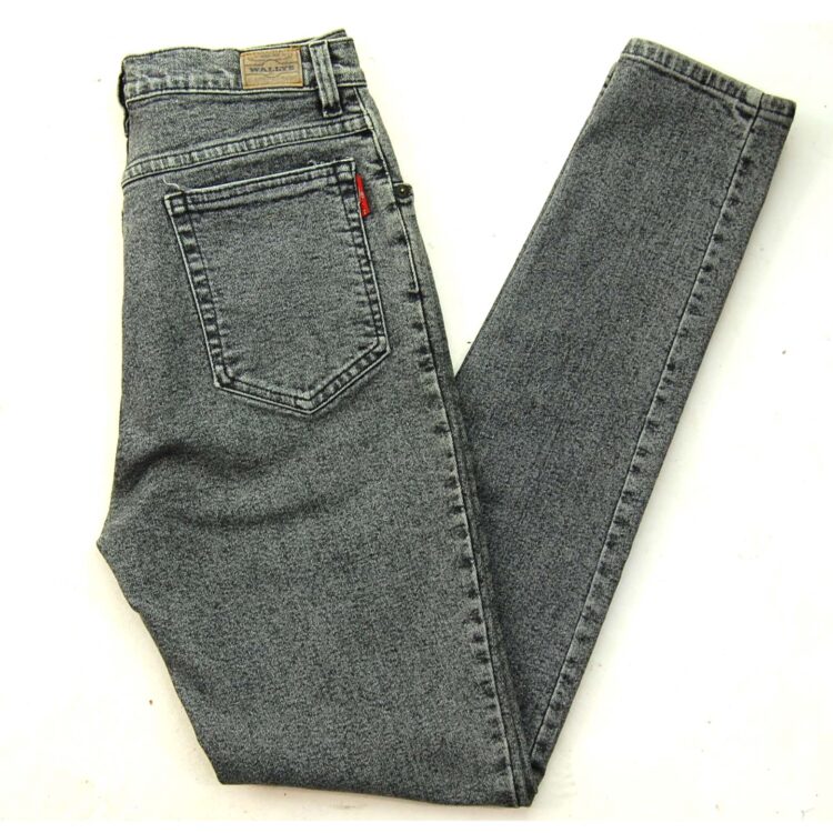 Wallys Grey High Waisted Skinny Jeans