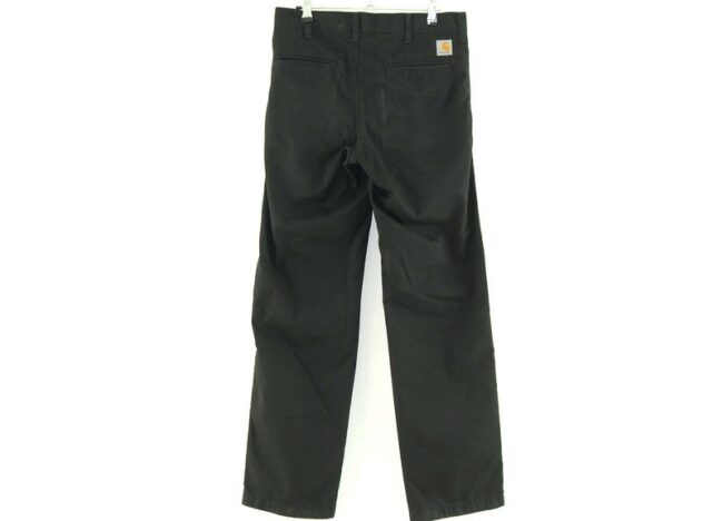 Back of Carhartt Black Trousers