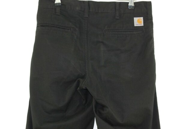 Back of Carhartt Black Trousers