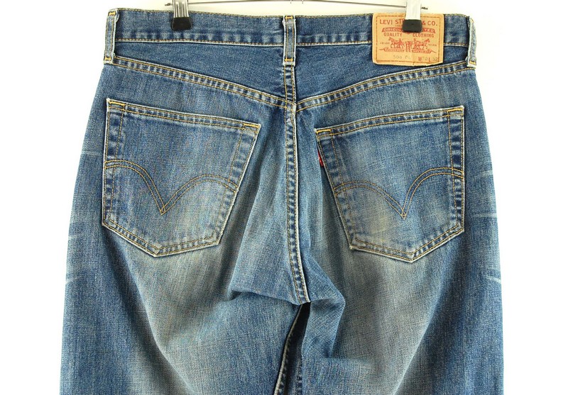 Levi 508 Jeans Blue Denim - UK W30 X L32 - Blue 17 Vintage Clothing