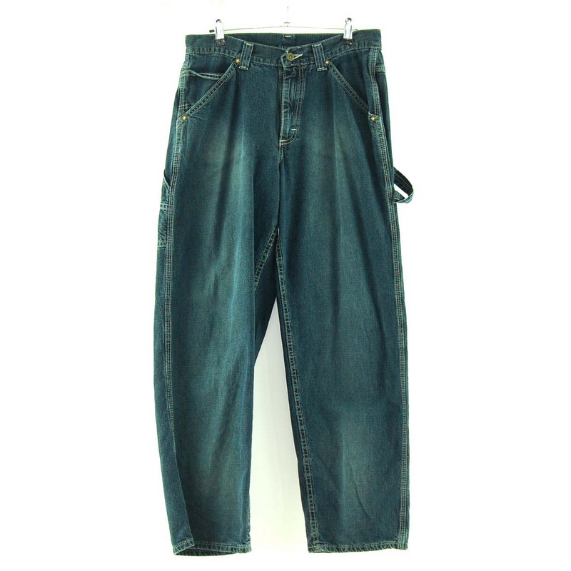 Lee Dungarees Carpenter Jeans - W30 X L32- Blue 17 Vintage Clothing