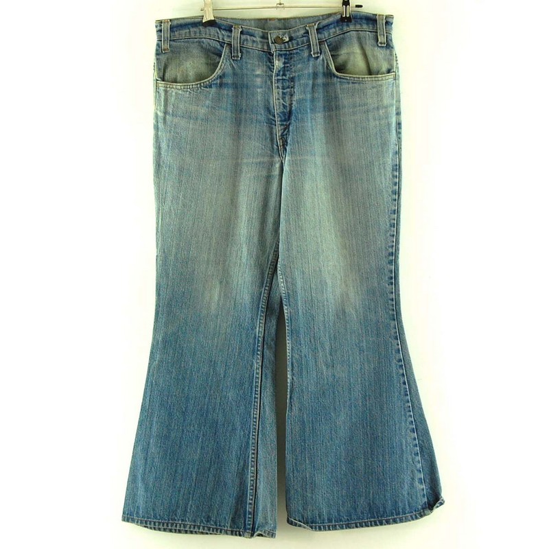 Levi 646 Bell Bottom Jeans - W35 X L29 - Blue 17 Vintage Clothing