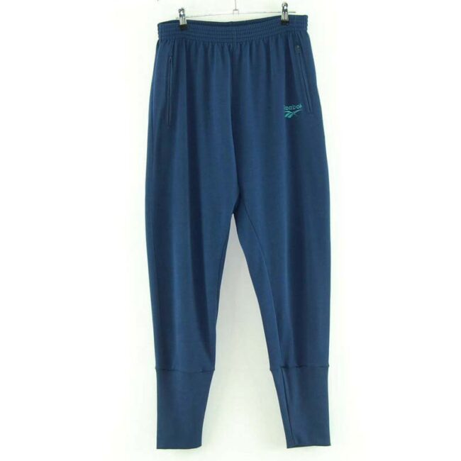 Navy Blue Reebok Tracksuit Bottoms Mens