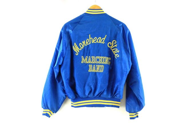 Back of Momehead State Marching Band American Bomber Jacket