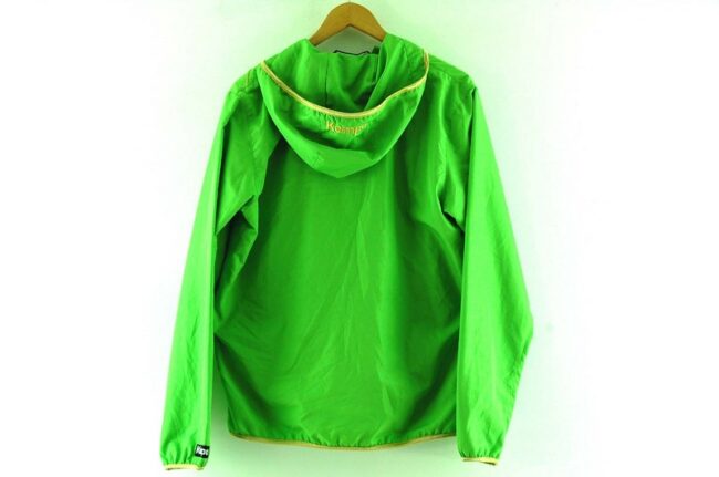 Back of Lime Green Kempa Handball Jacket