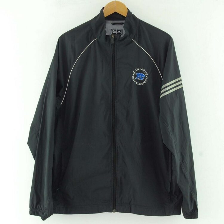 Montague Girls Basketball Black Adidas Windbreaker