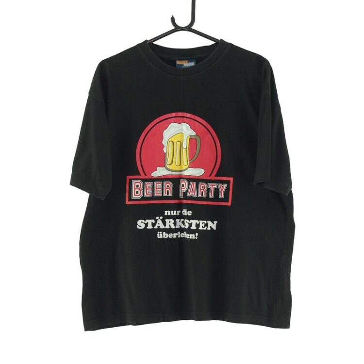 Beer Party Black Tee