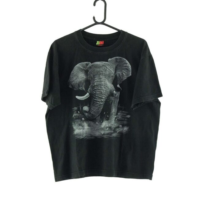 Elephant Black Tee