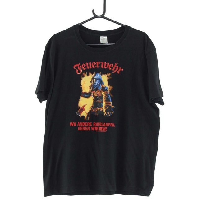 Firefighter Black Tee