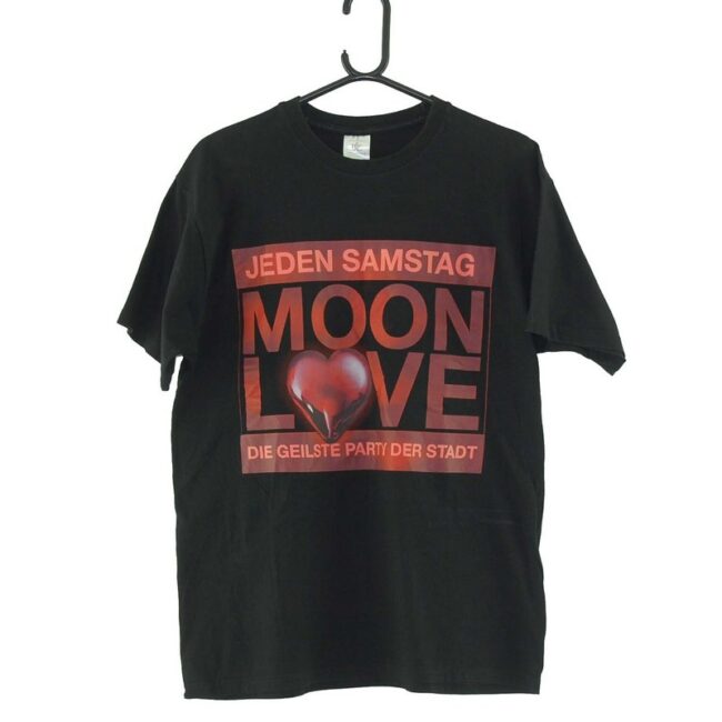 Moon Love Black Tee