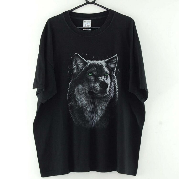 Wolf Black Tee