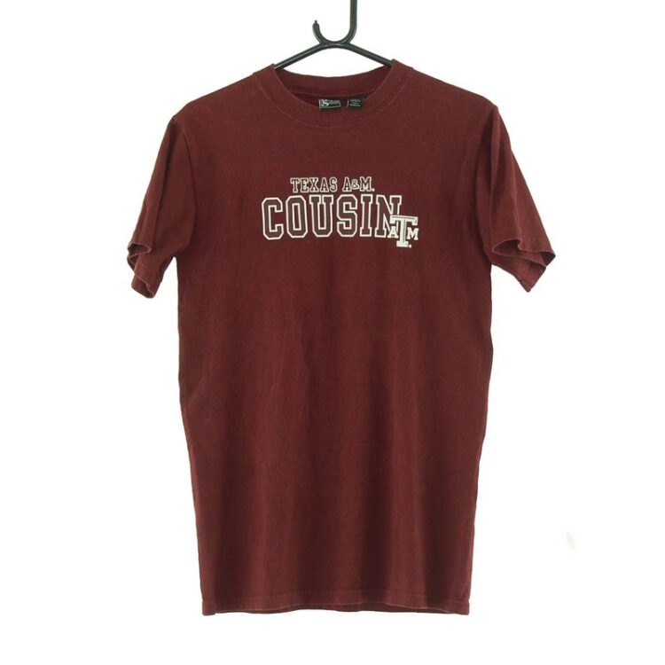 Texas A & M Cousin Oxblood Tee