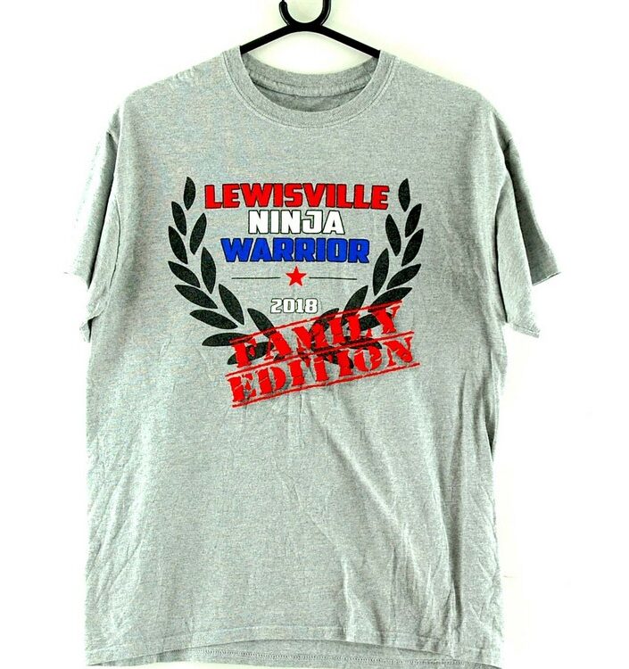 Lewisville Ninja Warrior Grey Tee