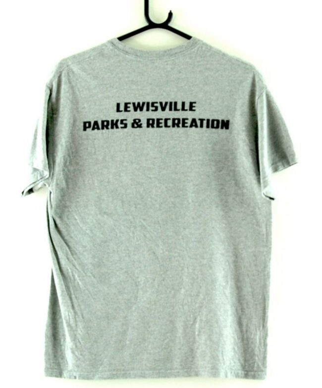 Back of Lewisville Ninja Warrior Grey Tee