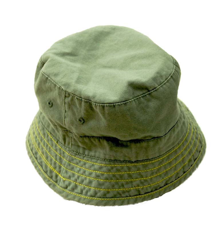 Olive Green Bucket Hat - XS