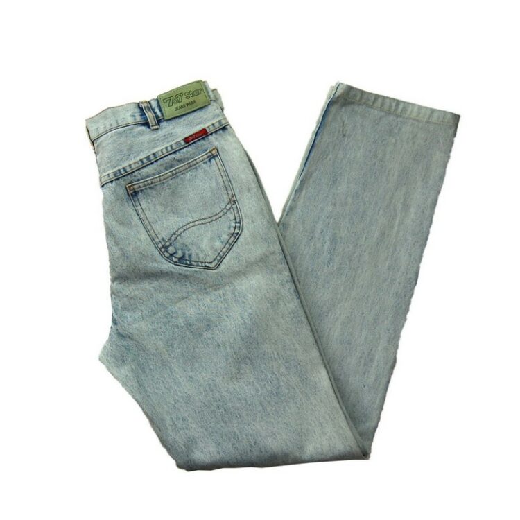 707 Star Acid Wash Skinny Jeans