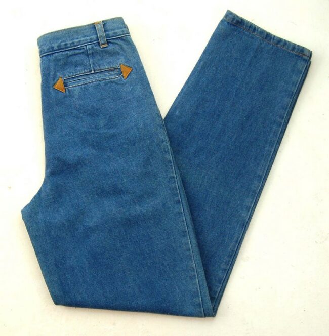 Blue Denim High Waisted Jeans