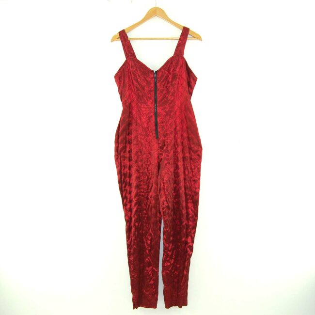 Red 90s Jumpsuit