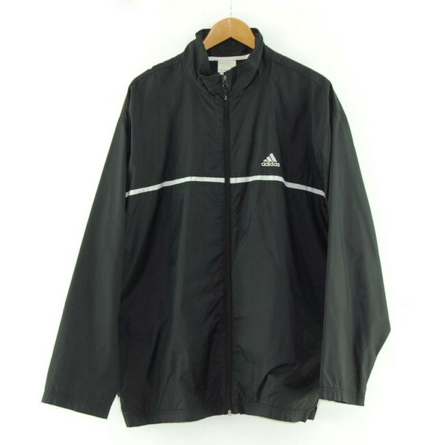 Black Adidas Windbreaker Jacket
