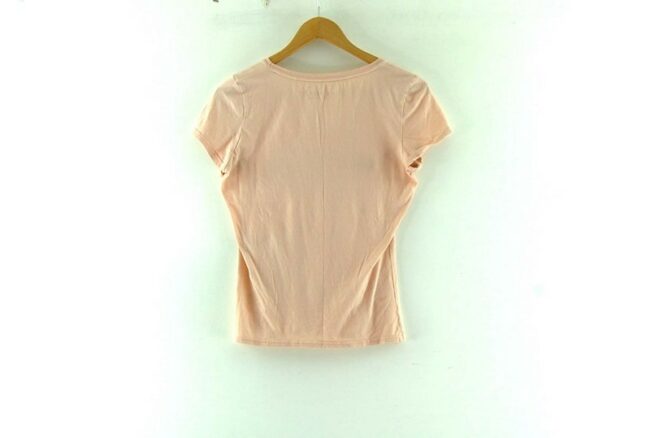 Back of Womens Guess T Shirt Pink