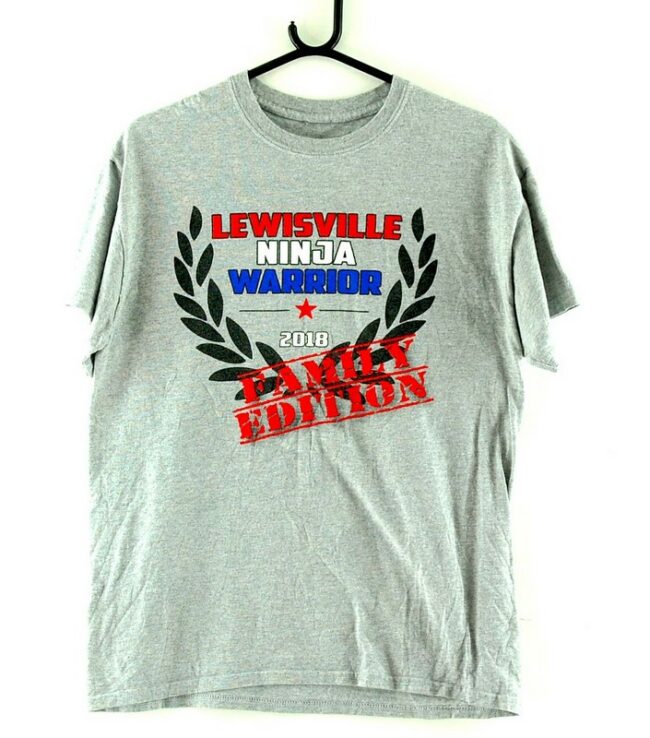 Lewisville Ninja Warrior Grey Tee