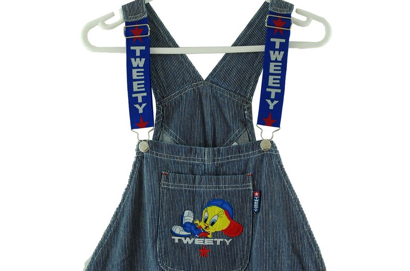 Womens Short Dungarees UK Size 16 Blue 17 Vintage Clothing