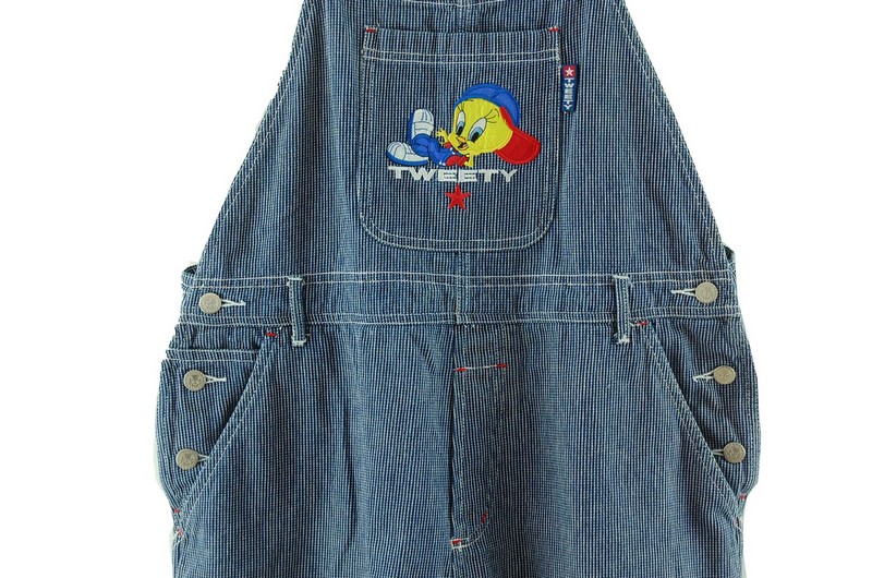Womens Short Dungarees UK Size 16 Blue 17 Vintage Clothing