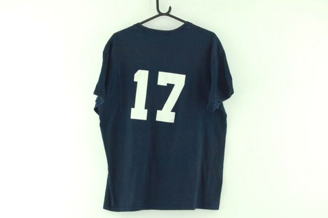 Back of Mines Football Navy Tee