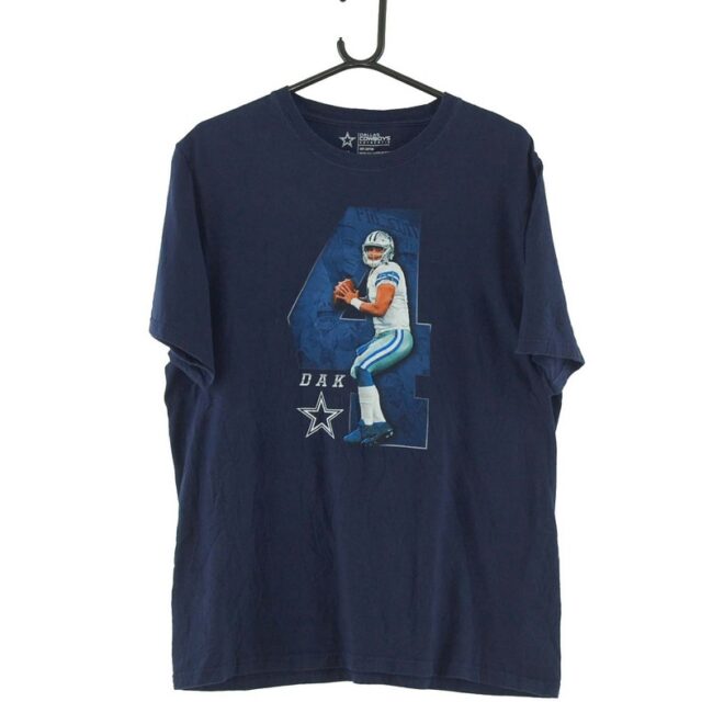 Dallas Cowboys Dak Prescott Navy Tee