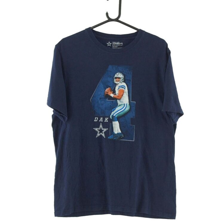 Dallas Cowboys Dak Prescott Navy Tee