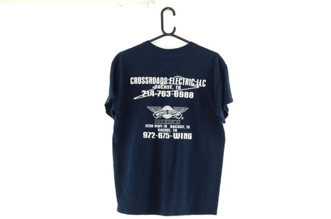 Back of Sachse High School Navy Tee