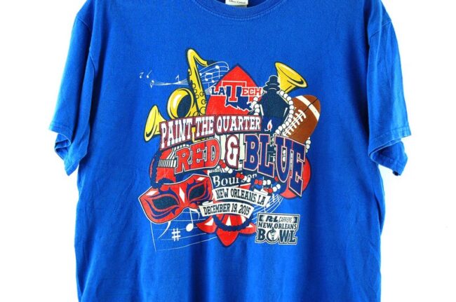 New Orleans Bowl 2015 Blue Tee