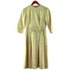 1960s Cream Embroidered Dress with Bow