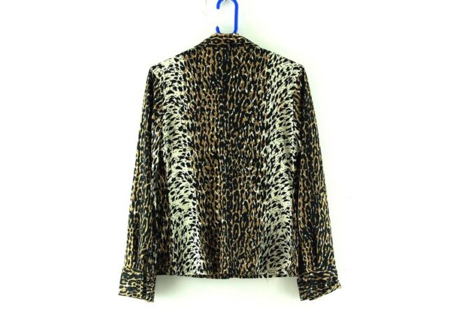 70s Leopard Print Blouse