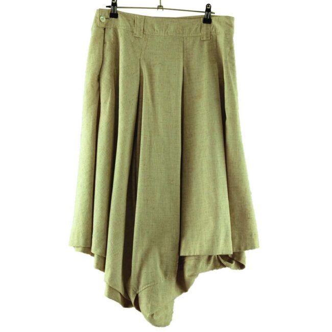 Cream Short Linen Gouchos