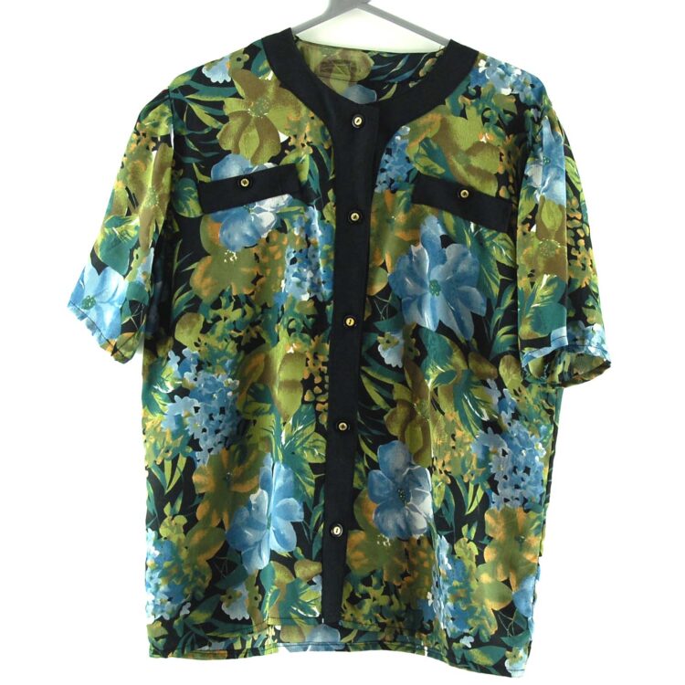 90s Flowers Blouse