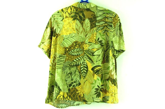 Back of 1990s Jungle Print Blouse