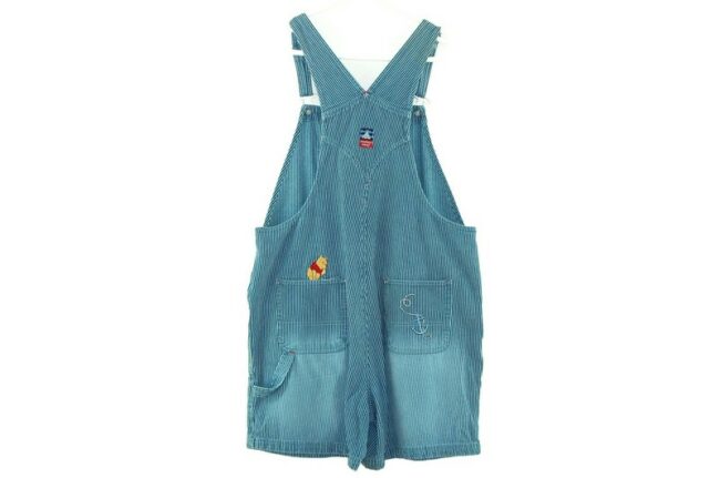 Back of Cropped Comfy Dungarees