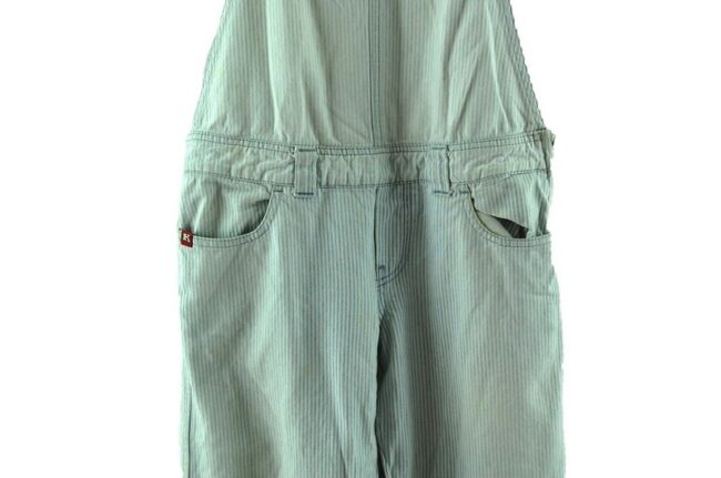 Close up of Womens Long Dungarees