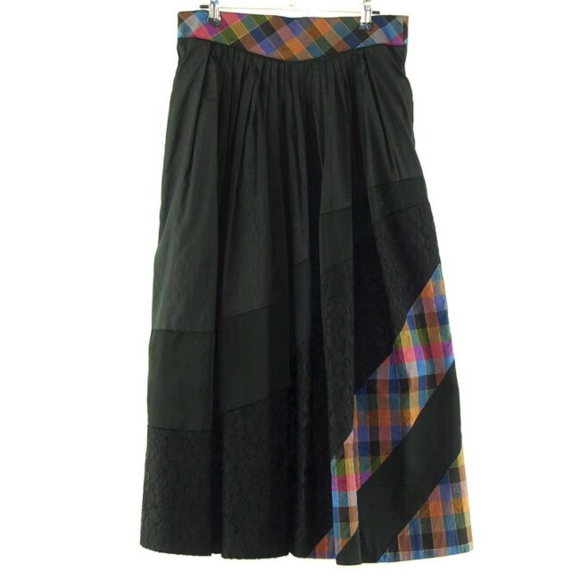 Long Dirndl Skirt Black