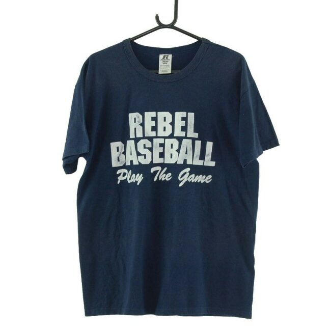 Rebel Baseball Navy Tee