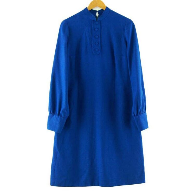 1960s Blue Tunic Dress