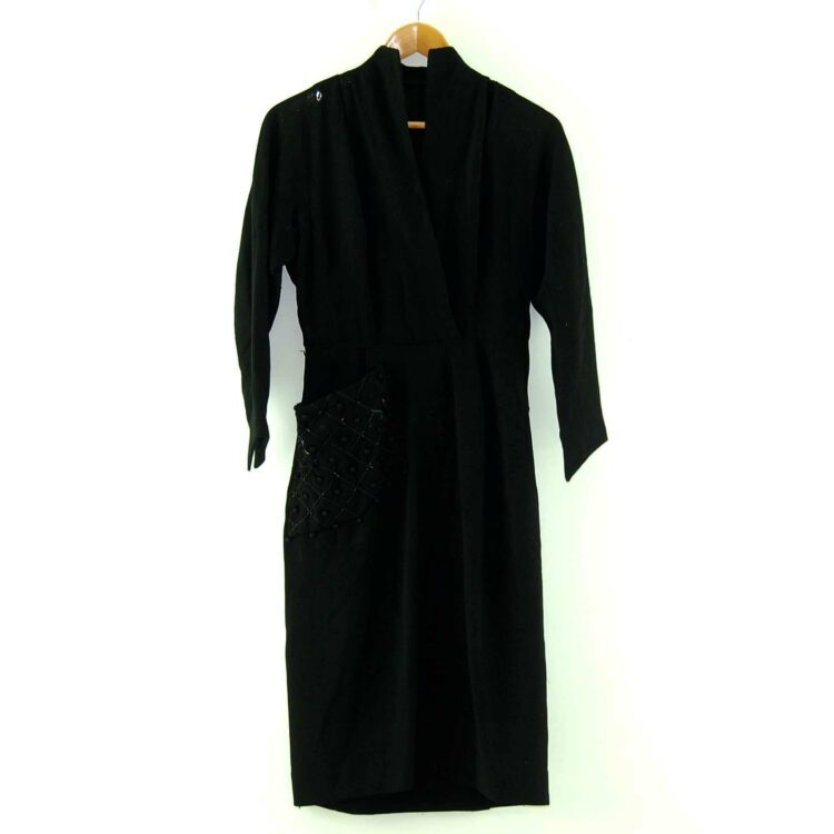 Black 40s Dress Vintage