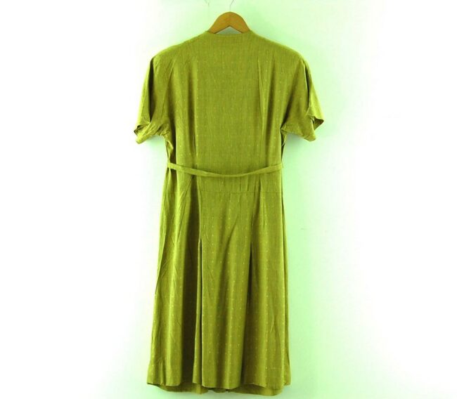 Back of 1960s Wrap Over Dress