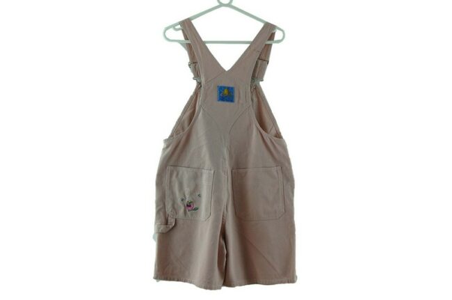 Back of Cropped Ladies Dungarees