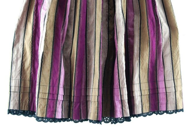 Close up of Multicoloured Dirndl Skirt